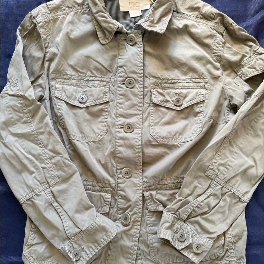 J.Crew 100% Cotton Military Jacket